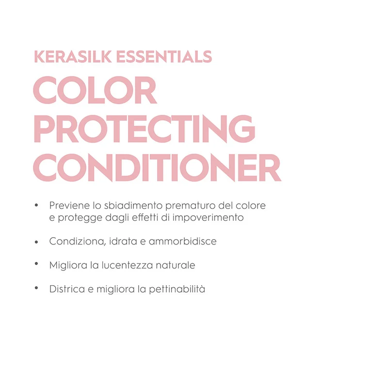 Kerasilk Essentials Color Protecting Conditioner 75ml- après-shampooing protecteur de couleur