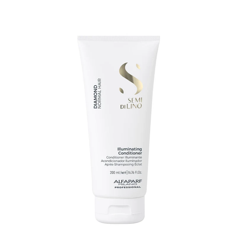 Alfaparf Milnao Semi Di Lino Diamond Illuminating Conditioner 200ml - après-shampooing illuminateur