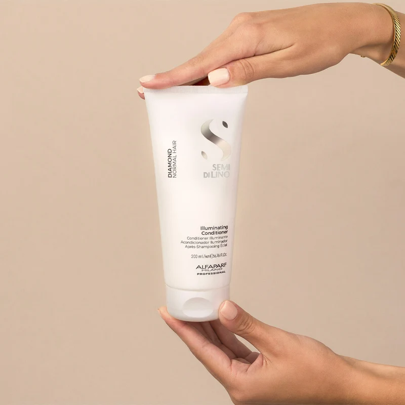 Alfaparf Milnao Semi Di Lino Diamond Illuminating Conditioner 200ml - après-shampooing illuminateur