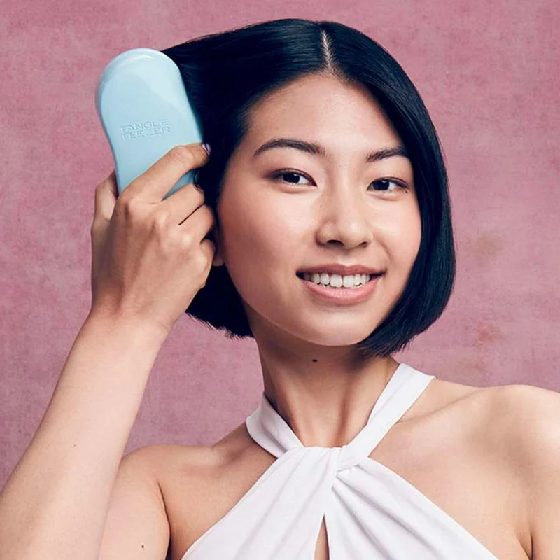Tangle Teezer Detangling Fine & Fragile Lilac Mint - pinceau bleu pour cheveux fins et cassants