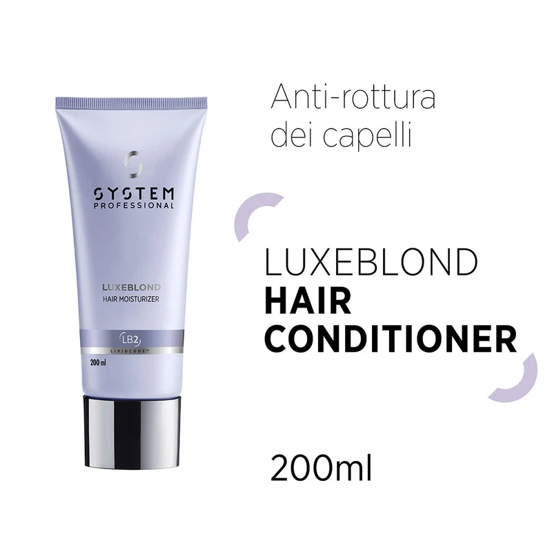 System Professional LuxeBlond Conditioner 200ml - après-shampoing cheveux blonds et abîmés