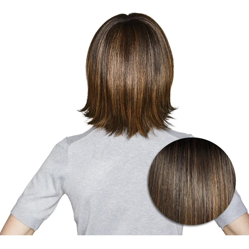 Hairdo Bouncy Bob RL8/29SS Marron Noisette Moyen - perruque coupe courte