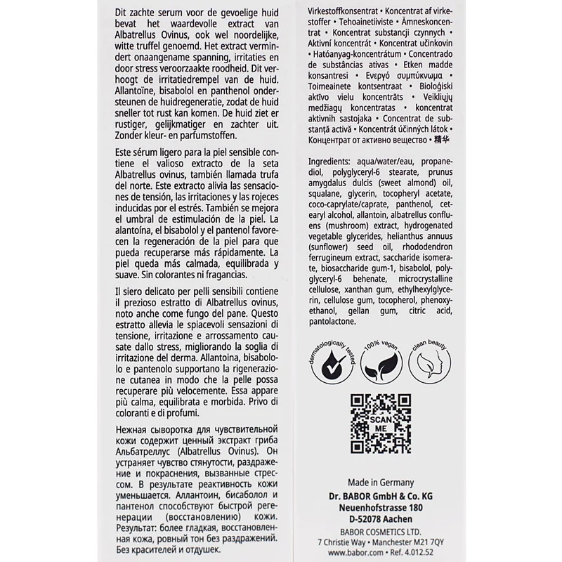 Babor Skinovage Calming Serum 30ml - sérum visage peau sensible