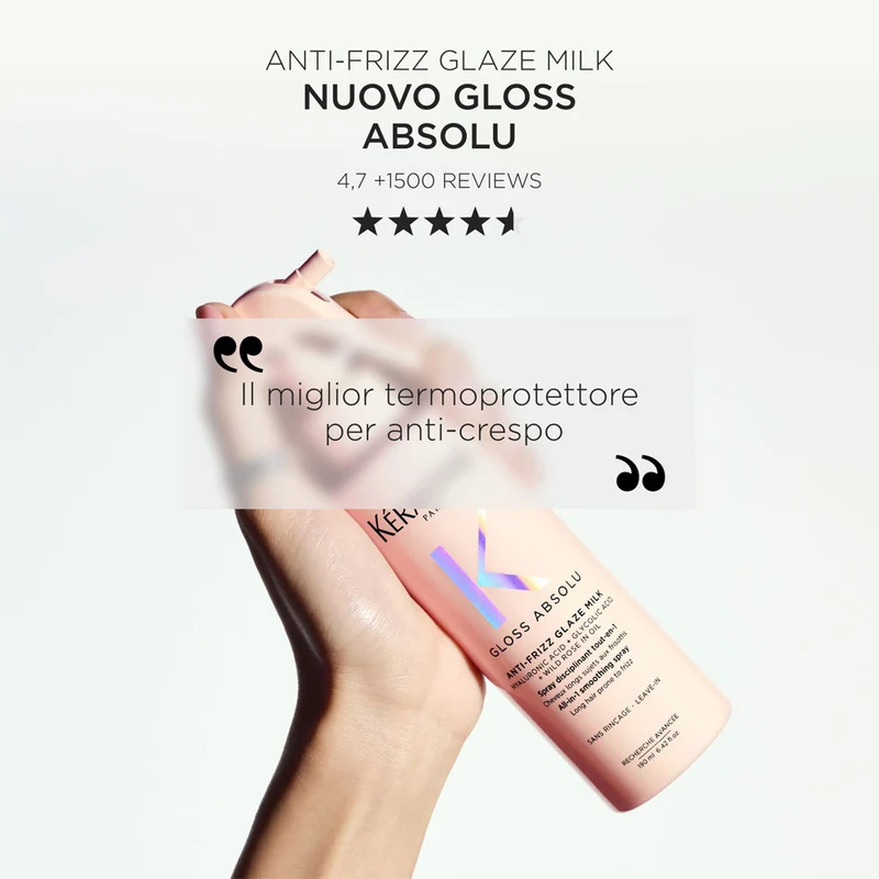 Kerastase Gloss Absolu Anti -Friz Glaze Milk 190ml - spray brillance anti-frisottis