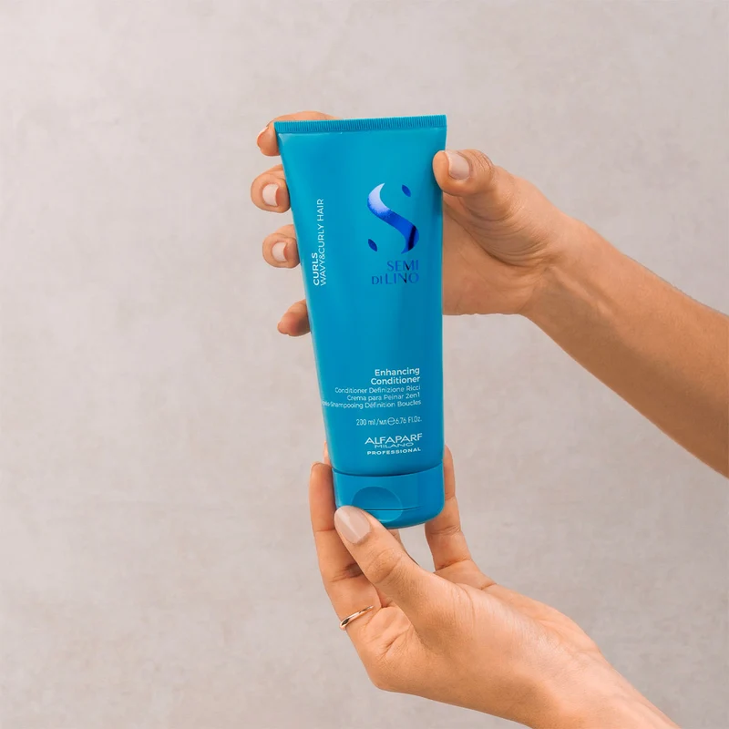 Alfaparf Milano Semi di Lino Curls Enhancing Conditioner 200ml - après-shampoing pour cheveux bouclés