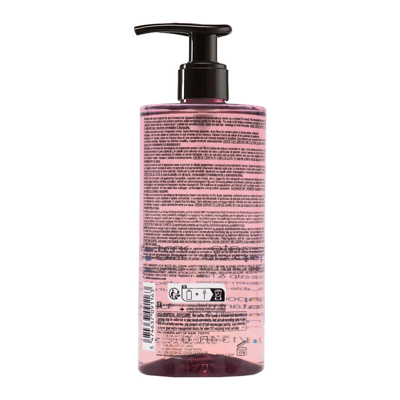 Shu Uemura Deep Cleansers Delicate Comfort Shampoo 400 ml - shampooing pour cheveux et peau sèche