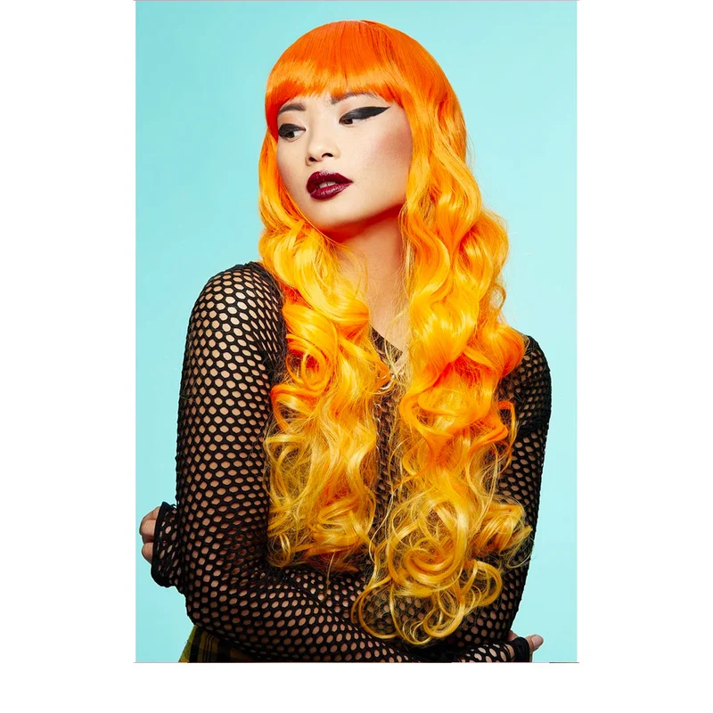 Manic Panic Psychedelic Sunrise Siren Wig - perruque orange