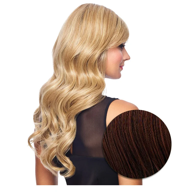 Hairdo Wave Daze R435S+ Marron Cerise Foncé - perruque coupe longue