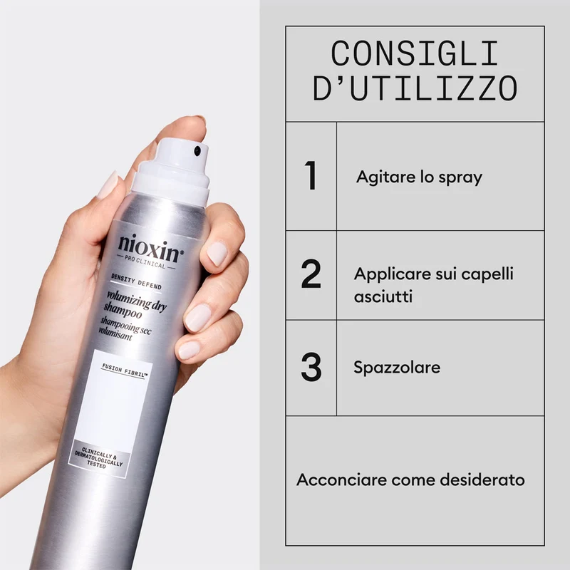 Nioxin Volumising Dry Shampoo 180ml - shampoing sec volumateur