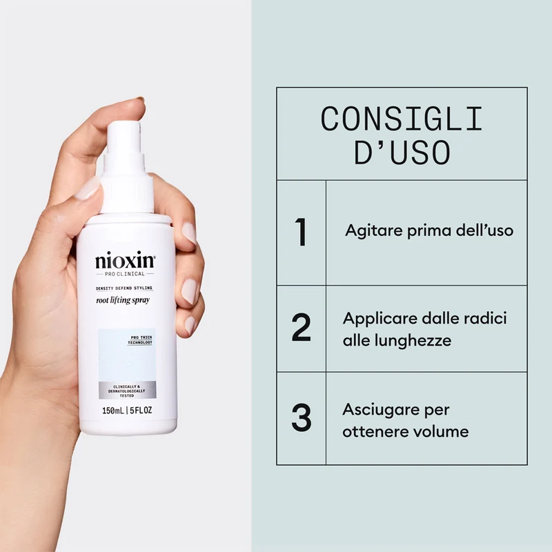 Nioxin Root Lifting Hair Spray 150ml - spray fortifiant et volumisant