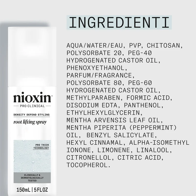 Nioxin Root Lifting Hair Spray 150ml - spray fortifiant et volumisant