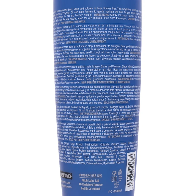 Osmo Extreme Volume Conditioner 1000ml - après-shampooing volumateur