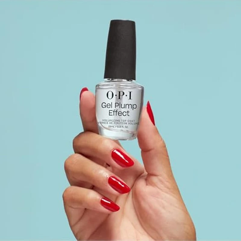OPI Nail Laquer Gel Plump Effect Top Coat 15ml - top coat repulpant