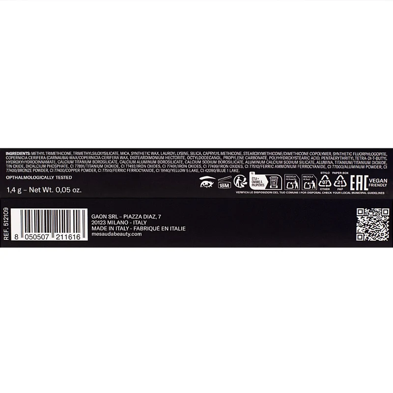 Mesauda Beauty Drawmatic Shadow 109 Dusk 1.4gr - ombre à paupières stylo multi-usage