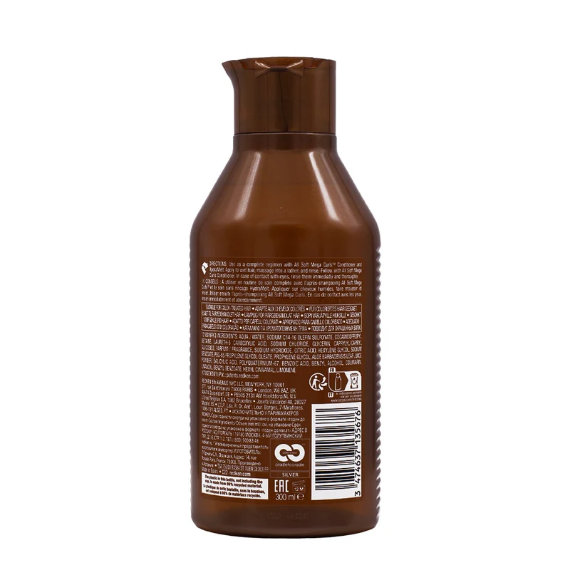 Redken All Soft Mega Curls Shampoo 300ml - shampooing pour cheveux bouclés et secs