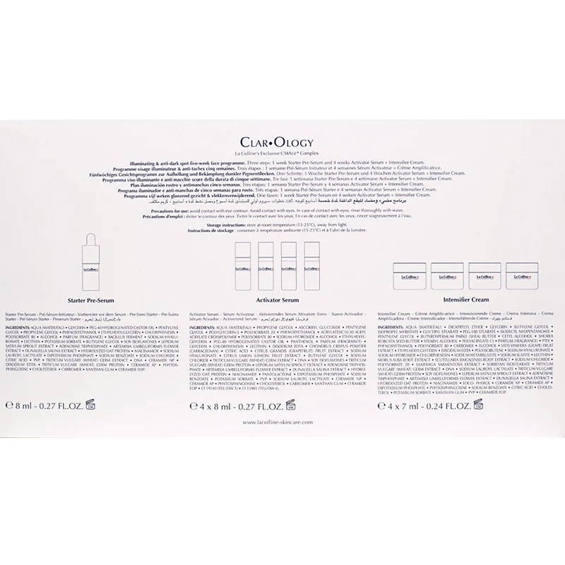 La Colline Clarology Intensive Illuminating Programme - soin visage illuminateur anti-taches 5 semaines