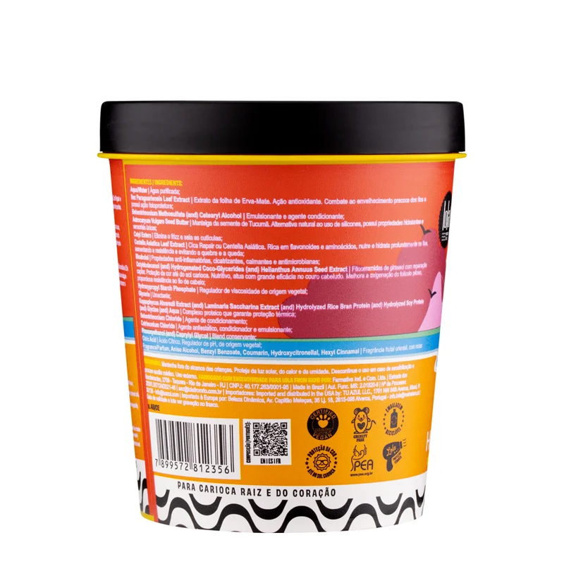 Lola From Rio Ela É Carioca Máscara Hidronutritiva 450gr - masque nourissant
