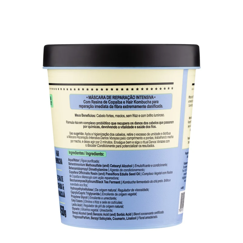Lola From Rio Danos Vorazes Máscara De Reparação Intensiva 450gr - masque restructurant intensif