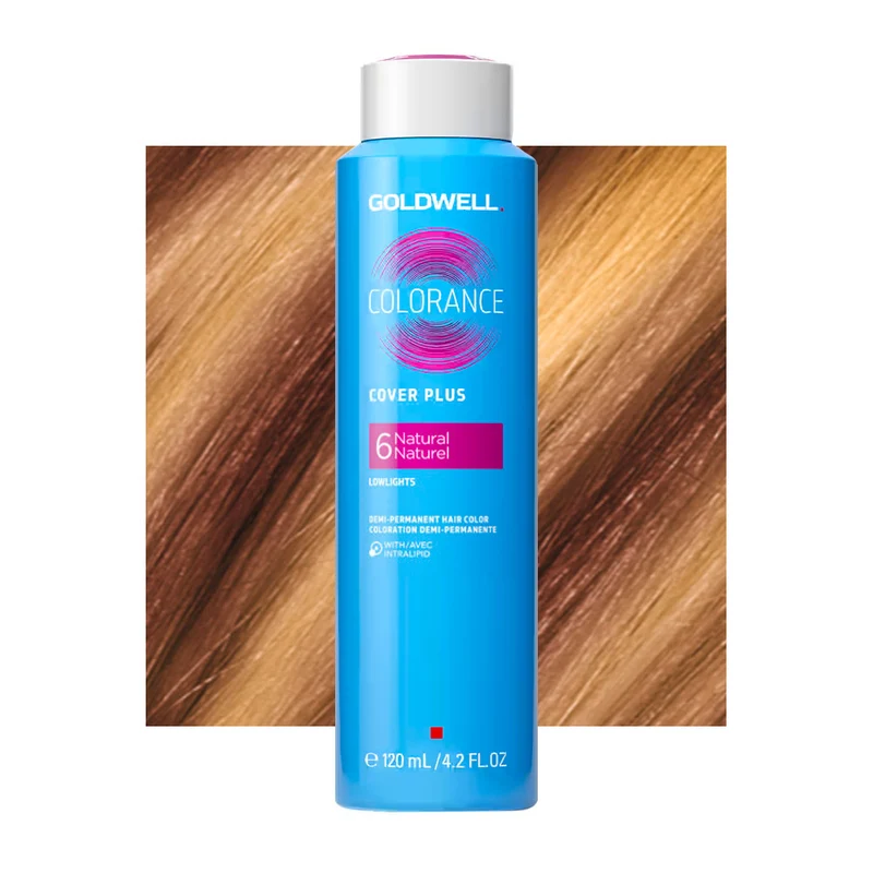 6 Natural Naturel Blond Foncé Goldwell Colorance Cover plus Naturals can 120ml