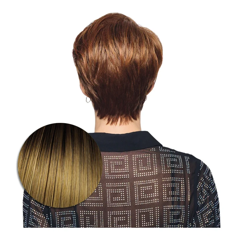 Hairdo Polished Pixie Perruque Blond Chaud - perruque coupe courte