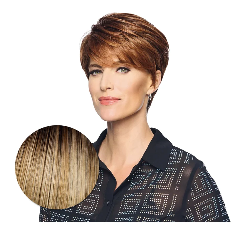 Hairdo Polished Pixie Perruque Blond Clair - perruque coupe courte