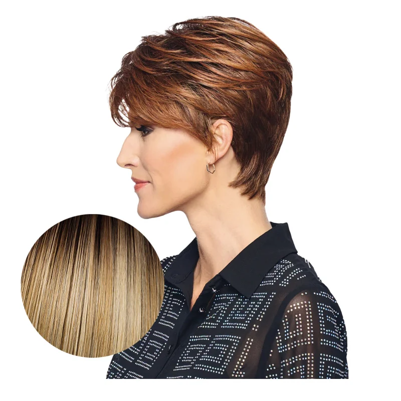 Hairdo Polished Pixie Perruque Blond Clair - perruque coupe courte