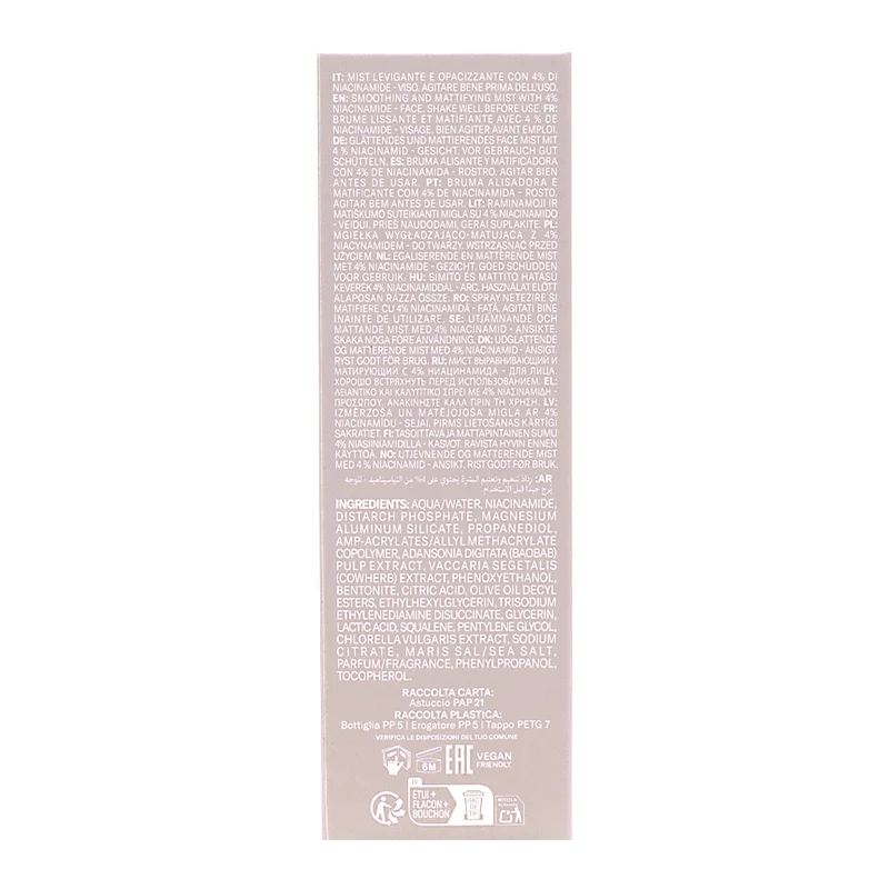 Mesauda Beauty Matterialist Blurring Mist 4% Niacinamide 75ml - tonique matifiant