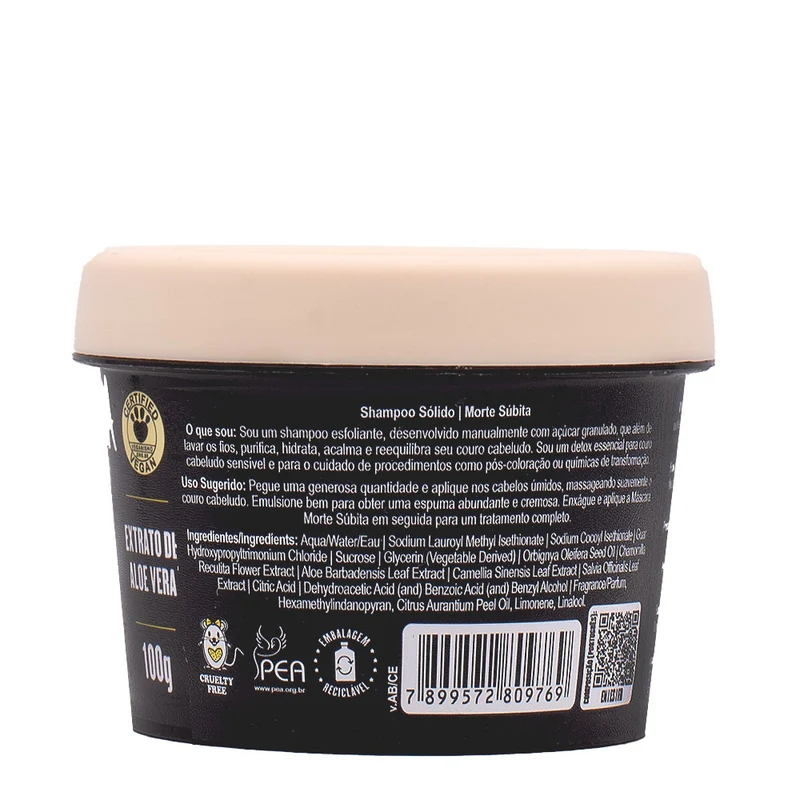 Lola From Rio Morte Súbita Shampoo Sólido 100gr - shampooing solide purifiant
