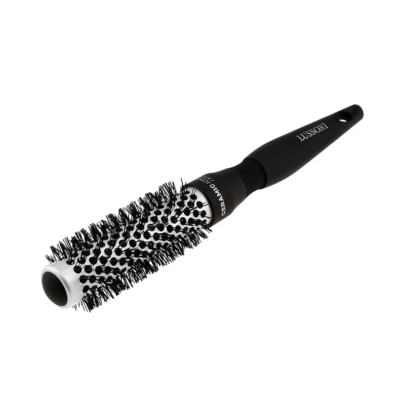 Lussoni Haircare Brush C&S Round Silver Styling 25mm - brosse ronde