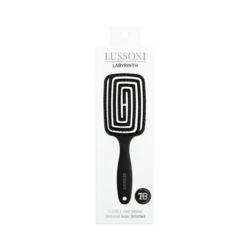 Lussoni Haircare Brush Labyrinth Large Natural - brosse démêlante