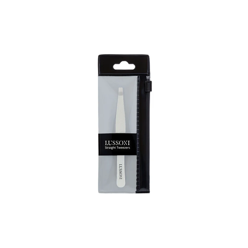 Lussoni Make Up Straight Tweezers 9.4cm - pince à sourcils droite