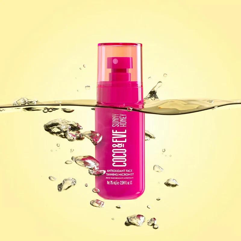 Coco & Eve Sunny Honey Antioxidant Face Tanning Micromist 75ml - spray visage autobronzant
