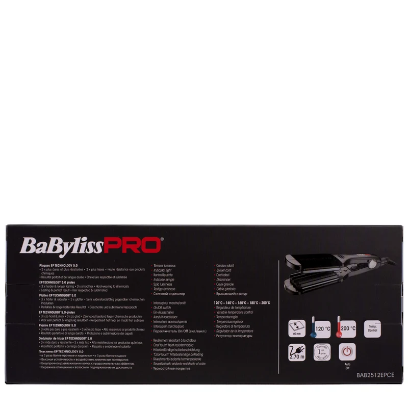 Babyliss Pro Ferro Programmabile per ondulare 60mm BAB2512EPCE - fer à gaufrer