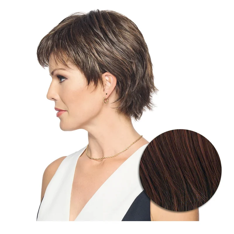 Hairdo City Chic Perruque Marron Cerise - perruque coupe courte