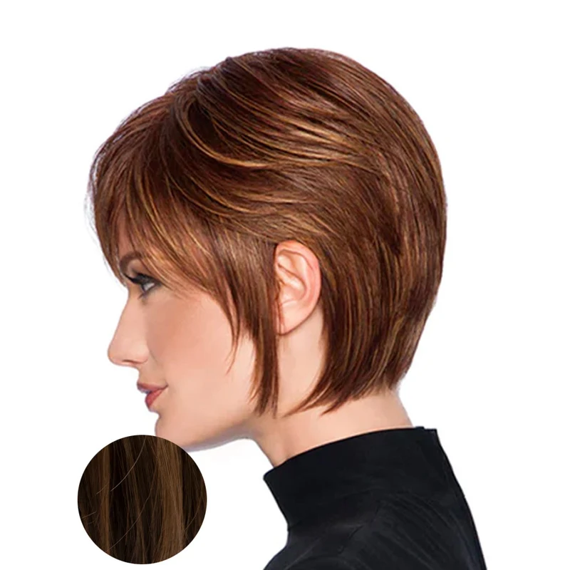 Hairdo Wispy Cut Perruque Dorée Marron Clair Coupe Courte