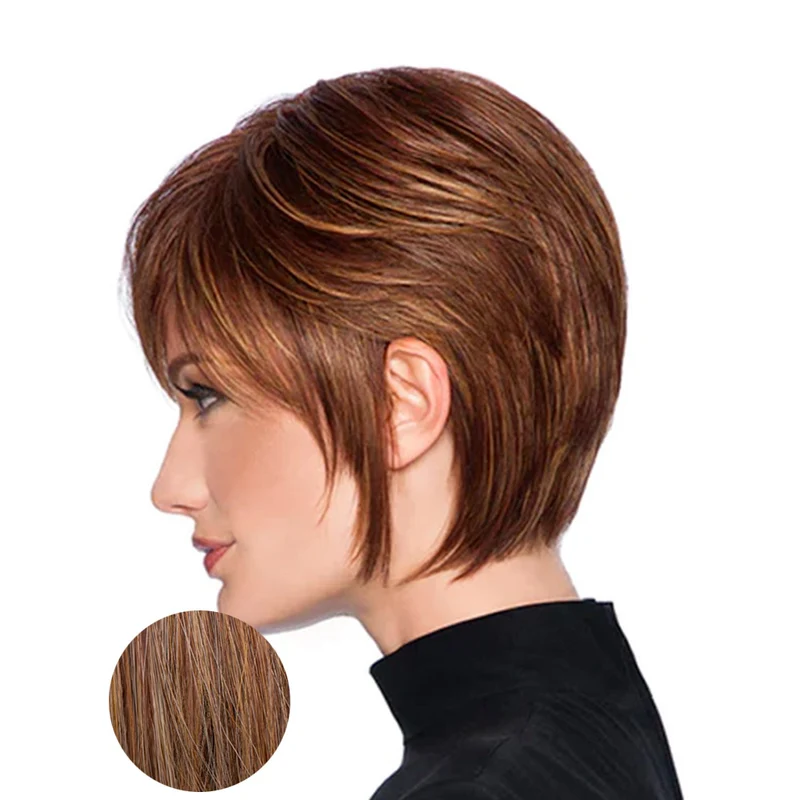Hairdo Wispy Cut Perruque blonde cuivrée dorée à coupe courte