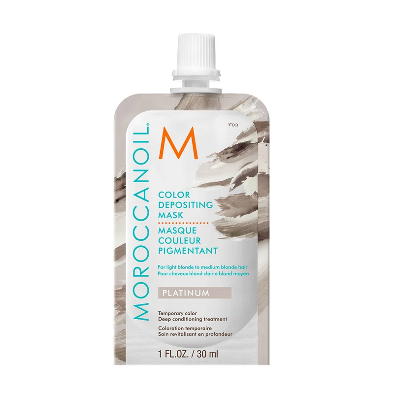 Moroccanoil Color Deposit Mask Platinum 30ml - Masque Coloré Platine