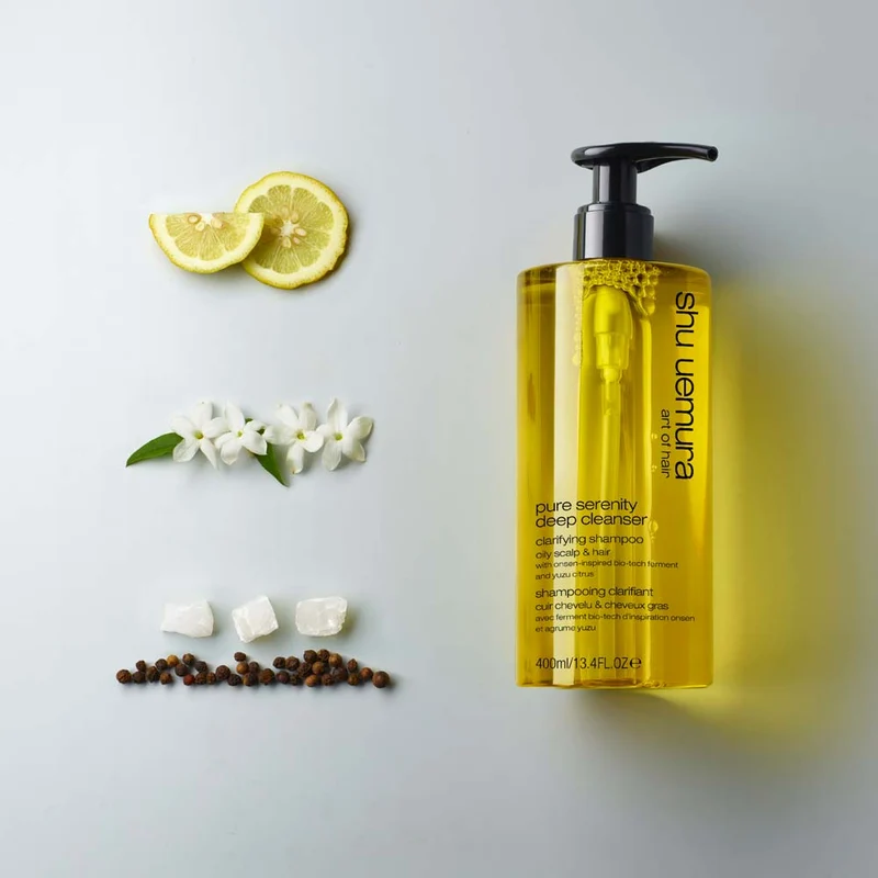 Shu Umeura Deep Cleansers Pure Serenity Shampoo 400ml - shampooing pour cuir chevelu et cheveux grasses
