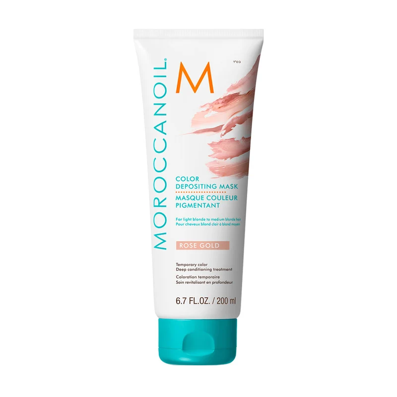 Moroccanoil Color Deposit Mask Rose Gold 200ml - Masque Coloré Or Rose