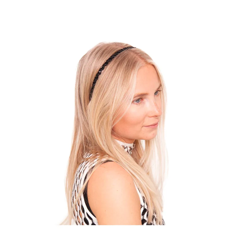 Invisibobble Hairhalo True Dark Sparkle - bandeau ajustable