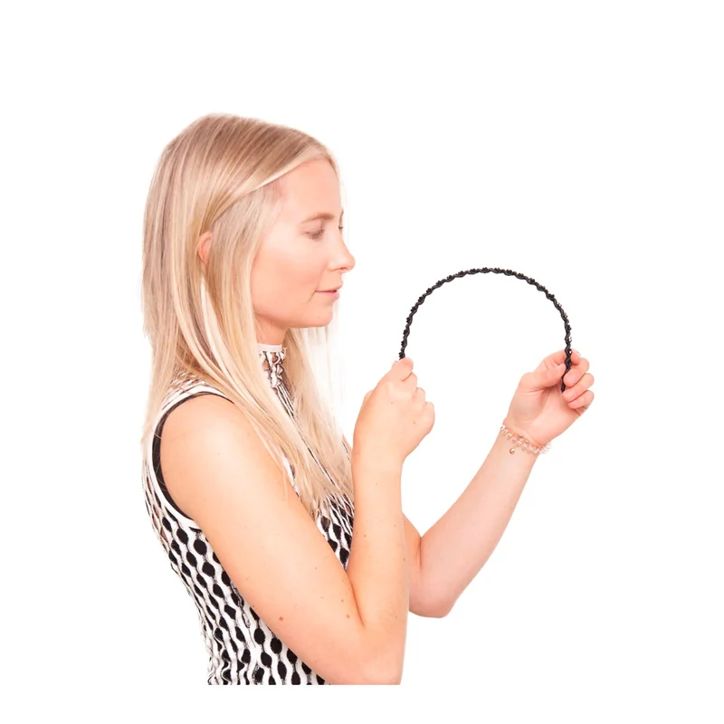Invisibobble Hairhalo True Dark Sparkle - bandeau ajustable
