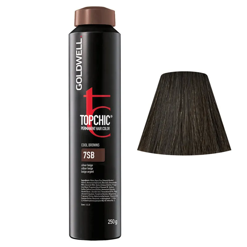 Goldwell Topchic Can 7SB Beige Argenté 250gr - coloration permanente en bombe