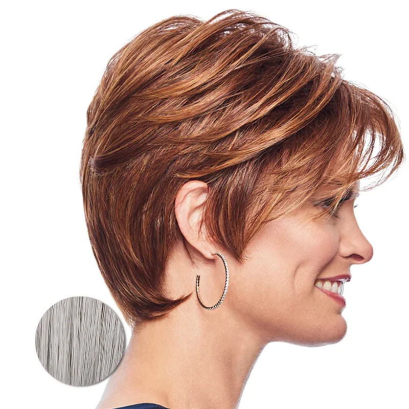 Hairdo Instant Short Cut Gris Clair - perruque coupe courte