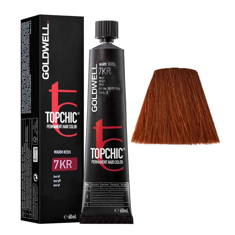 Goldwell Topchic Tube 7KR Béryl 60ml - coloration permanente en tube