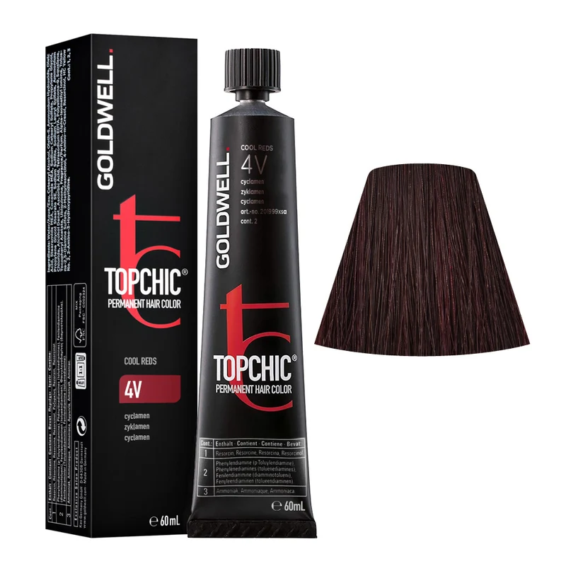 Goldwell Topchic Tube C4V Cyclamen 60ml - coloration permanente en tube