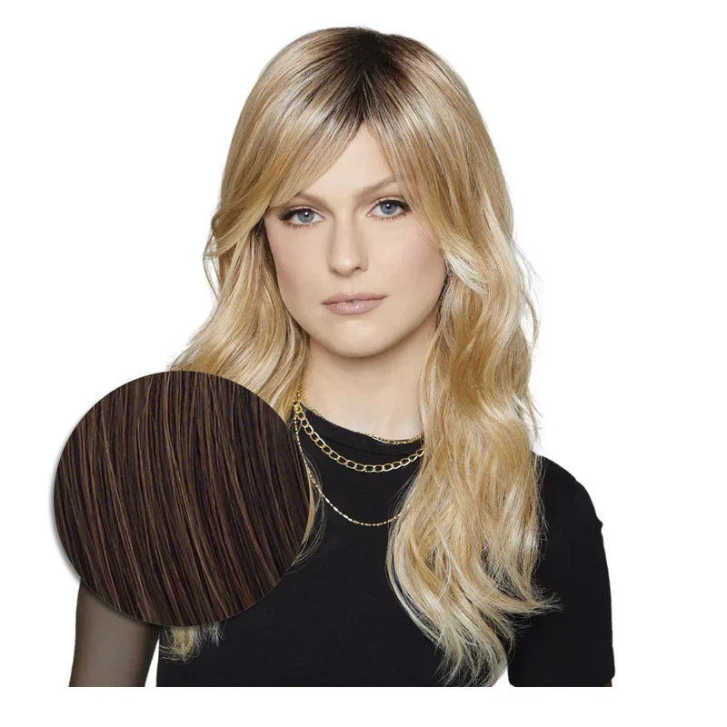 Hairdo Wavering Layers Perruque Marron Cuivre Moyen - perruque coupe longue