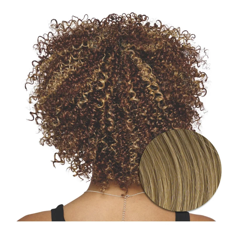 Hairdo Galorè Perruque Bouclée Blond Foncé - perruque coupe moyenne