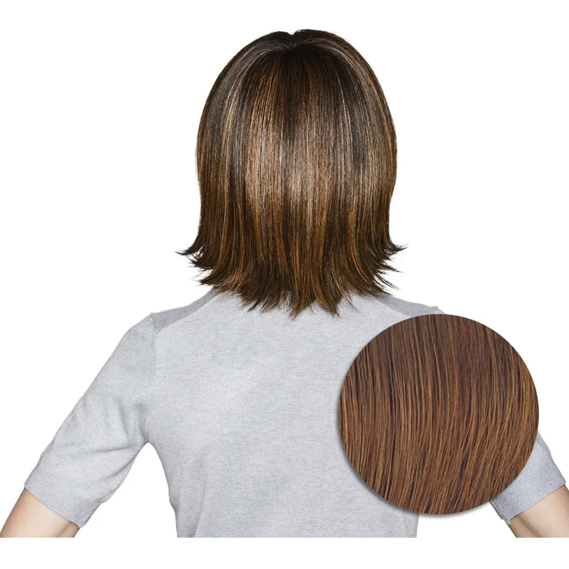 Hairdo Bouncy Bob Perruque Marron Moyen Rubis - perruque coupe courte