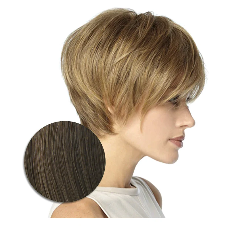 Hairdo Milano Perruque Marron Clair - perruque coupe courte